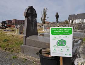Végétalisation des cimetières à Bayeux