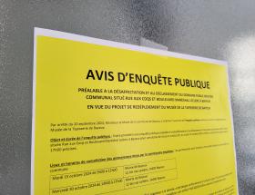 Avis d'enquête publique