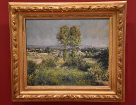 Paysage à Argenteuil de Gustave Caillebotte