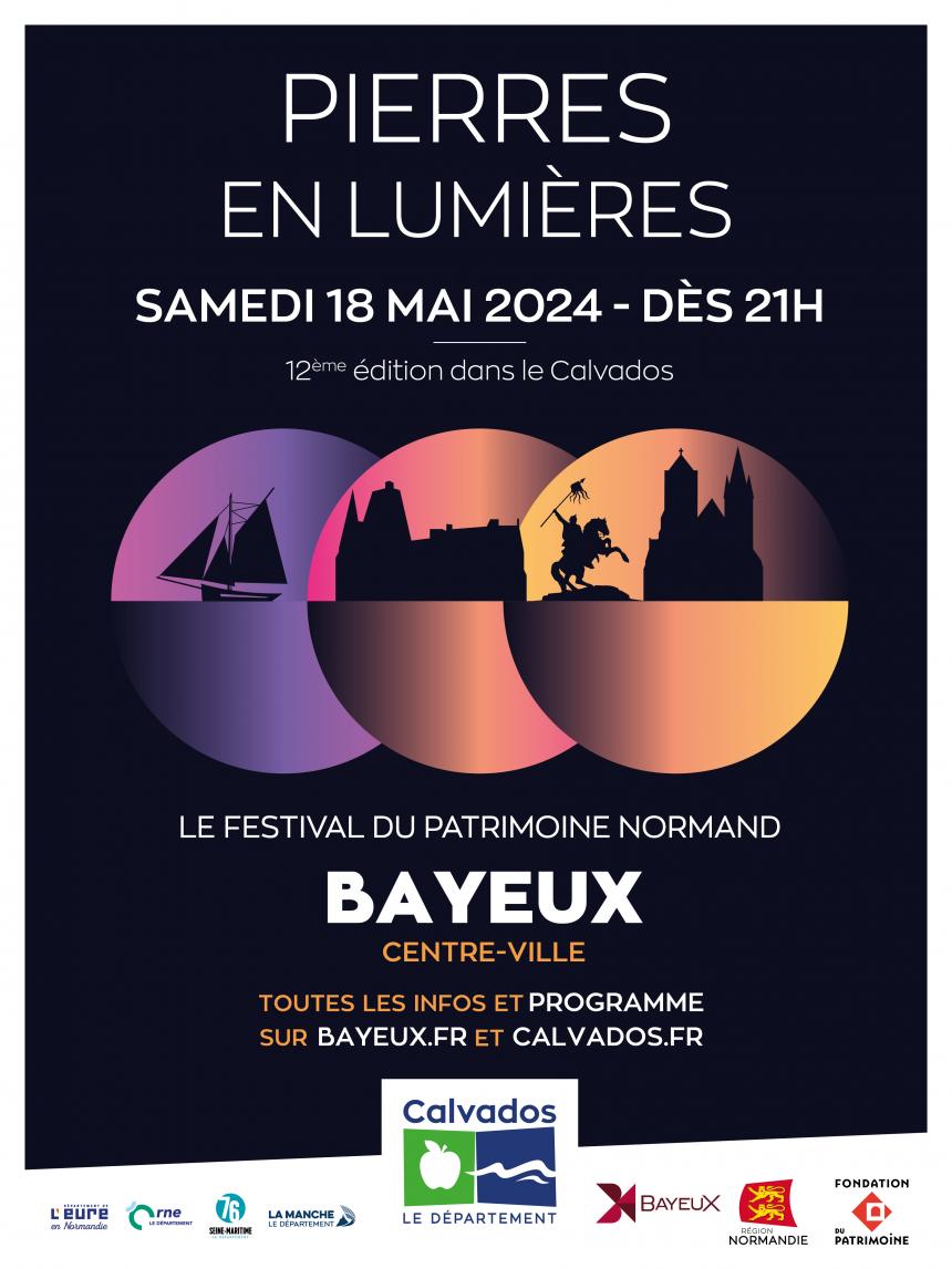 Affiche Pierres en lumières 2024