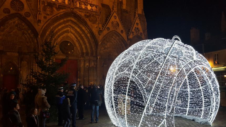 Illuminations de Noël à Bayeux