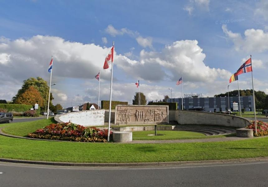 Rond-point de la Libération à Bayeux